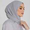 Thumbnail 3: 浅灰色雪纺Shayla头巾