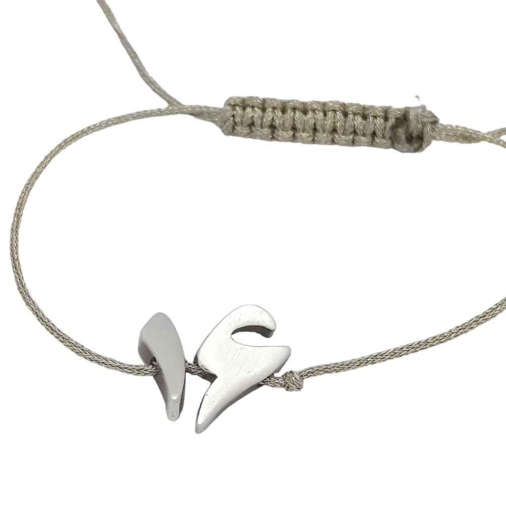 极简波斯绳银手链 – Sixteen 设计