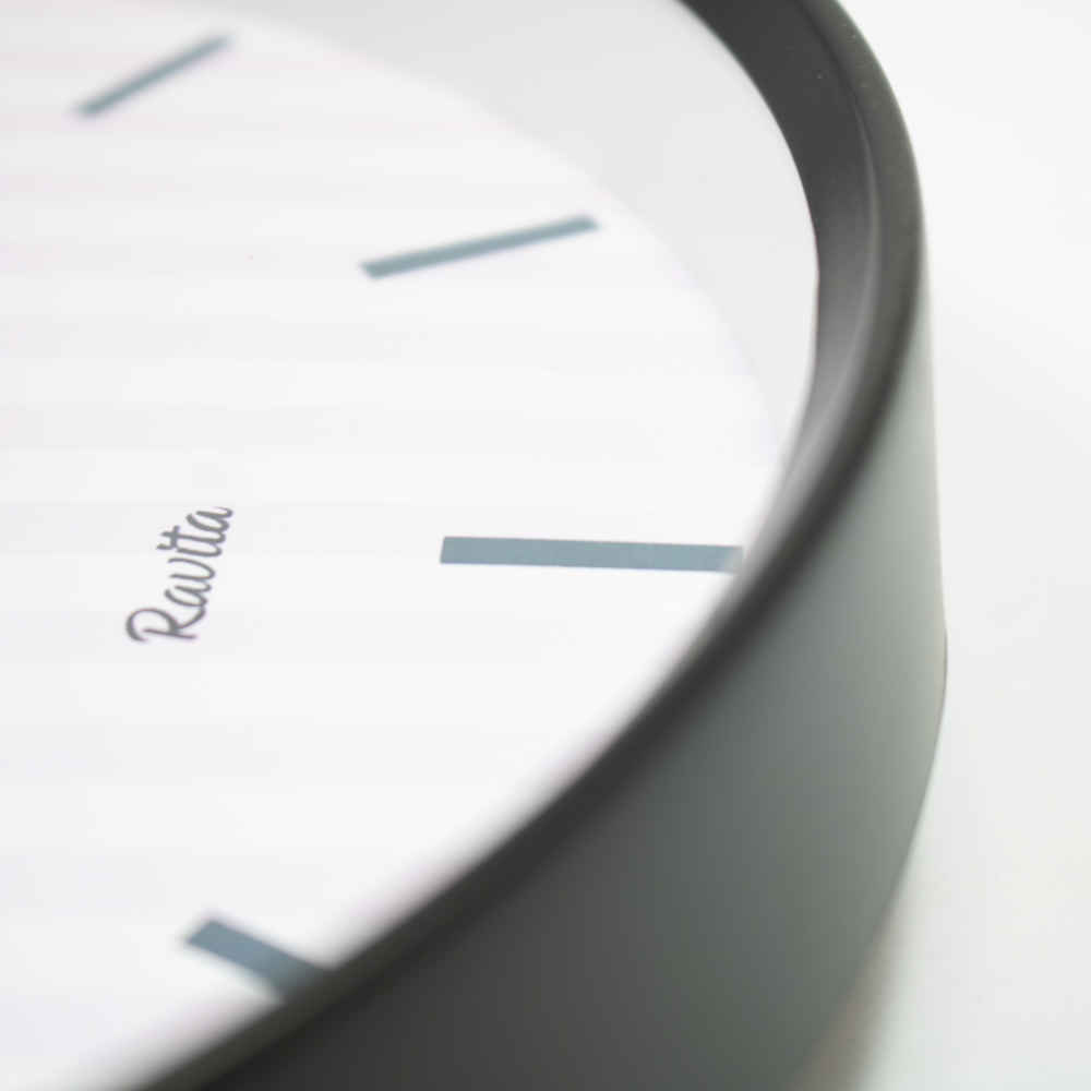 波斯印花圆形桌面时钟 – 书法 Yar