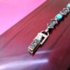 Thumbnail 3: 女士银手链 – 绿松石镶嵌 Ladan 款