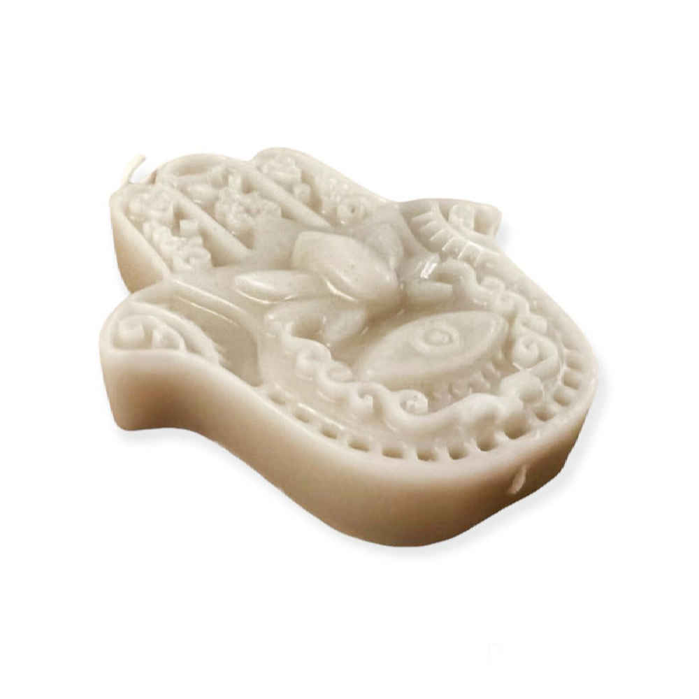 伊斯兰小型法蒂玛之手蜡烛 – Hamsa 设计