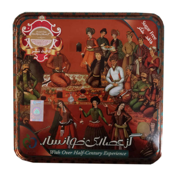 波斯加兹糖：无糖牛轧糖，100%安加宾，40%坚果