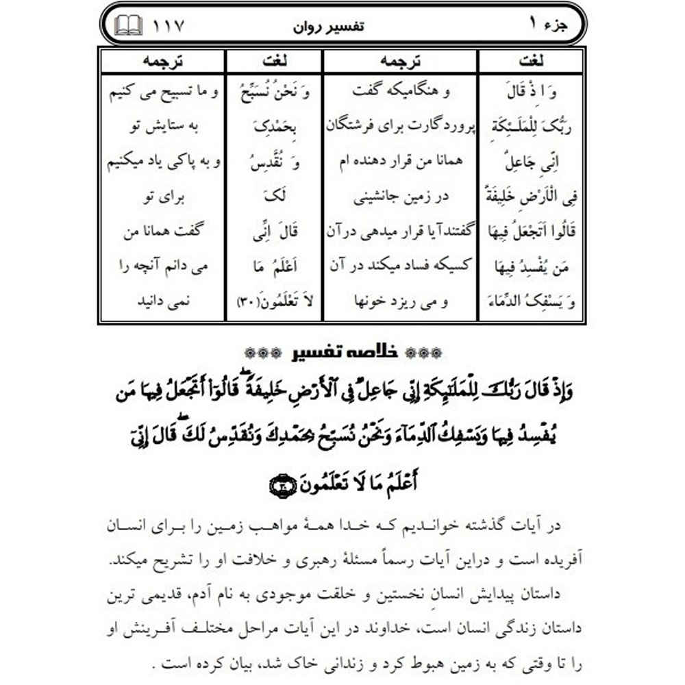 《Tafsire Ravan-e Qoran》第1卷 – Sediqeh Sahebkar Khorasani 著