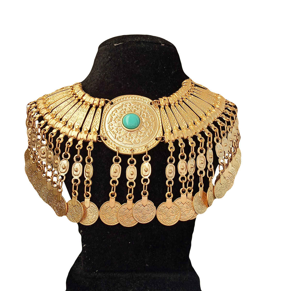 女款锁骨链 – 奥斯曼硬币款