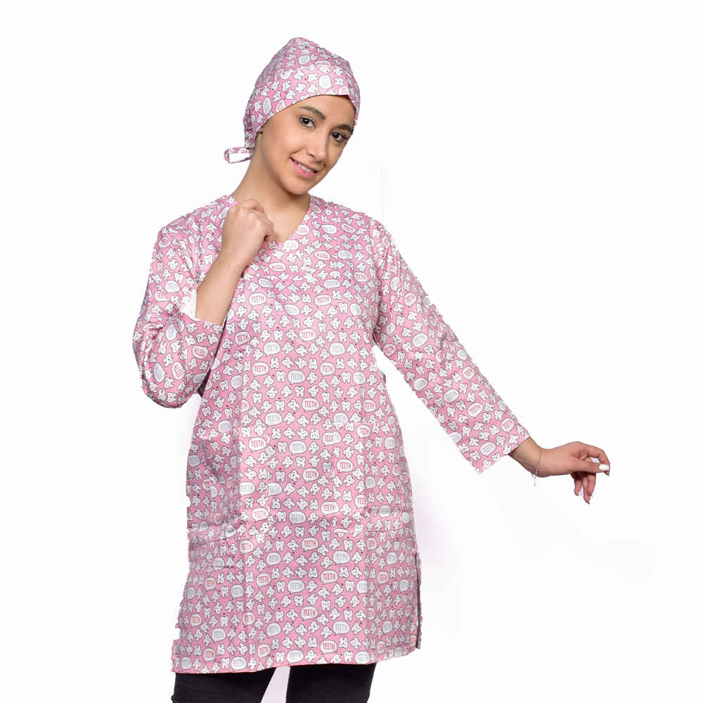 Main image of 女式牙科工作服上衣 – 专业实用