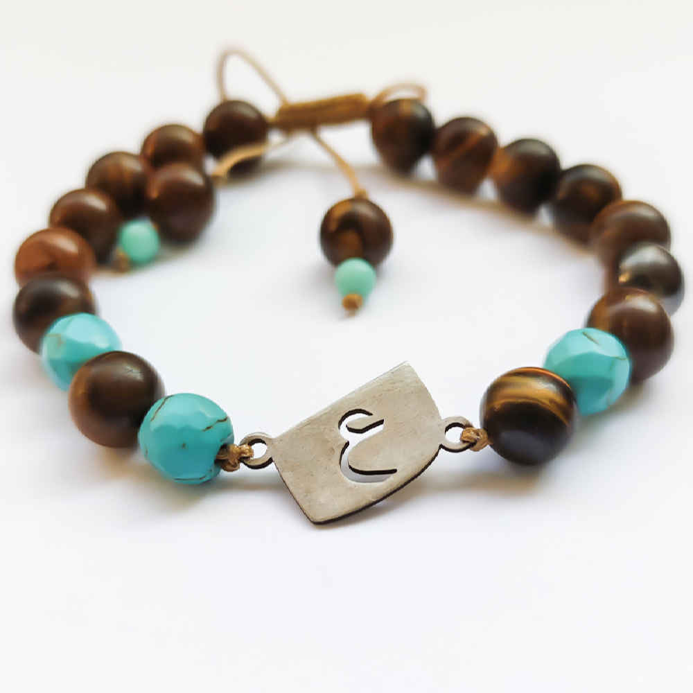 Main image of 女士波斯银串珠手链 – Ayn 款