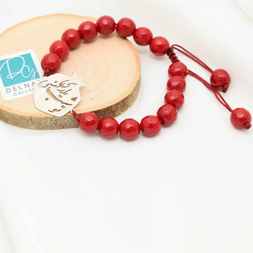 女士波斯银串珠手链 – Yalda Night 款