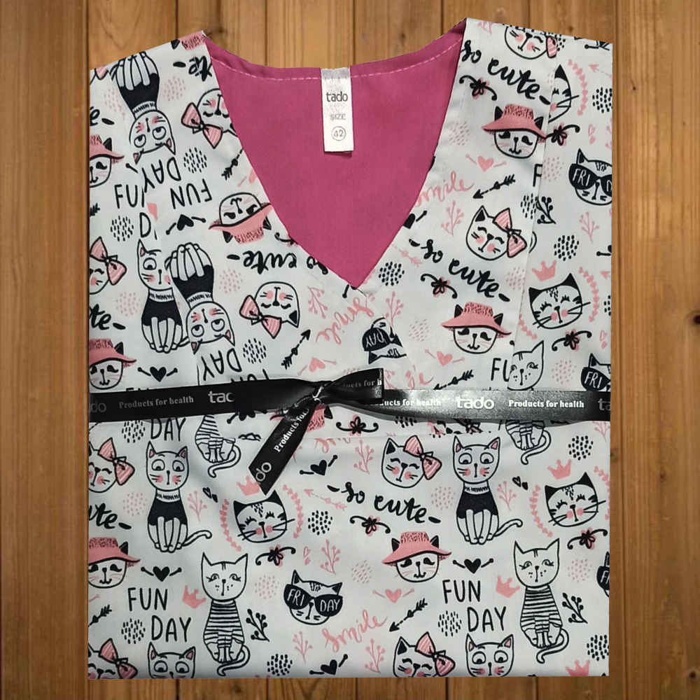 女式兽医工作服上衣 – 耐用时尚