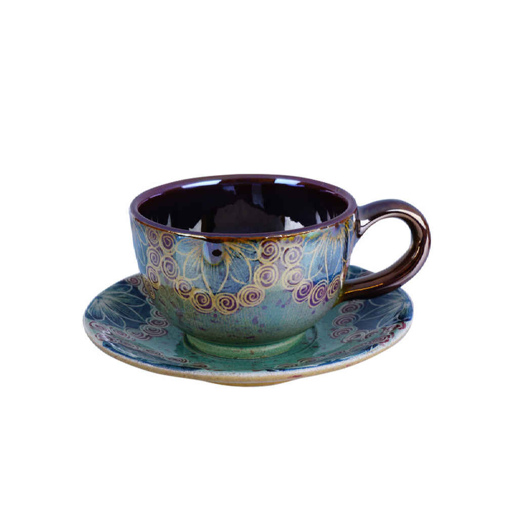 波斯茶杯套装（含茶托）– Farhan陶瓷设计