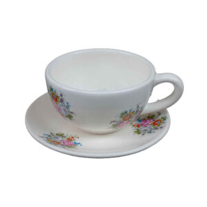 波斯茶杯与茶托 – 花园陶瓷设计