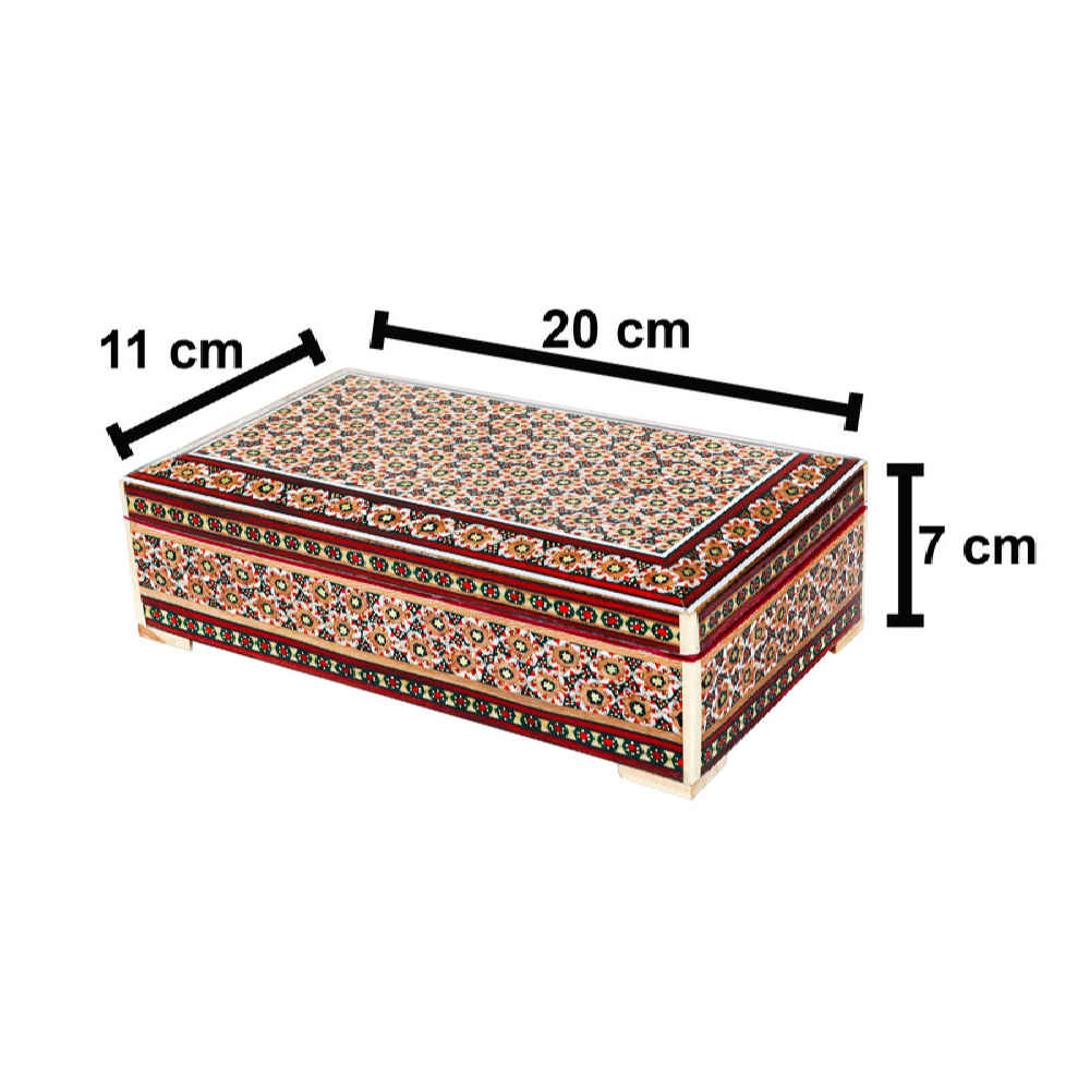 手工木质首饰盒 – 装饰波斯哈塔姆工艺