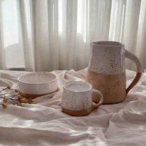手工陶瓷水壶及杯子套装 – Taher