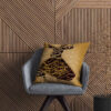 Thumbnail 2: 波斯天鹅绒靠垫套 – 太阳（Shams）设计（2件套）
