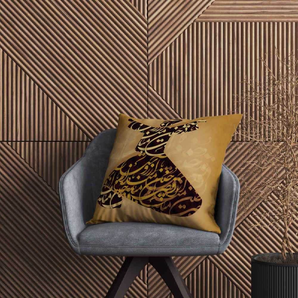 波斯天鹅绒靠垫套 – 太阳（Shams）设计（2件套）