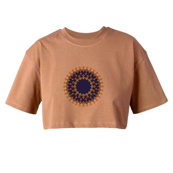 女式短袖短款上衣 模特 Tiana