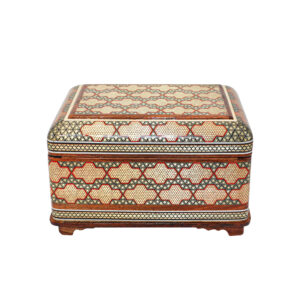 手工木质首饰盒 – 波斯哈塔姆图案
