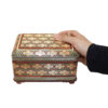 Thumbnail 3: 手工木质首饰盒 – 波斯哈塔姆图案
