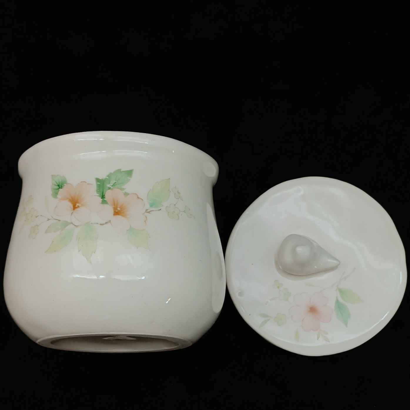 陶瓷储物罐 – 时尚收纳咖啡、茶及其他，鸟与花款