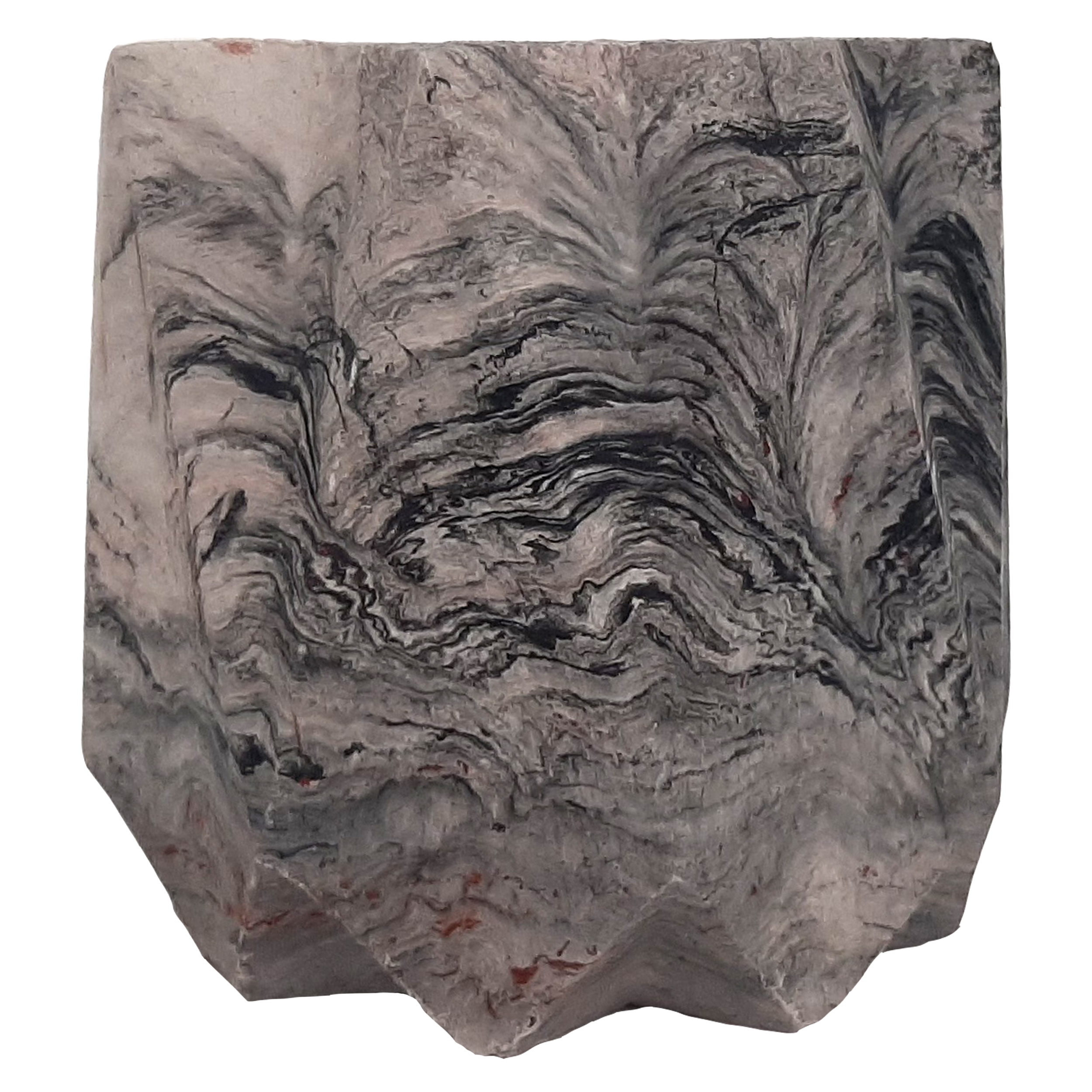 Star Shine – 混凝土笔筒,大理石纹点缀