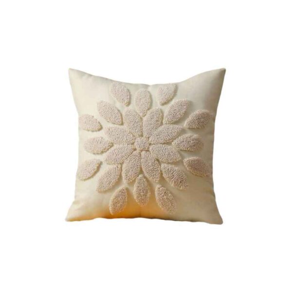 打结绣靠垫套 – 奇科设计刺绣