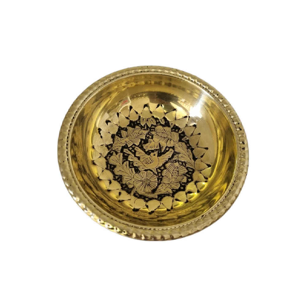 波斯黄铜茶炊装饰炭火茶壶 6 升