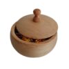 Thumbnail 2: 手工木制带盖糖罐 — 乡村风格 Rush