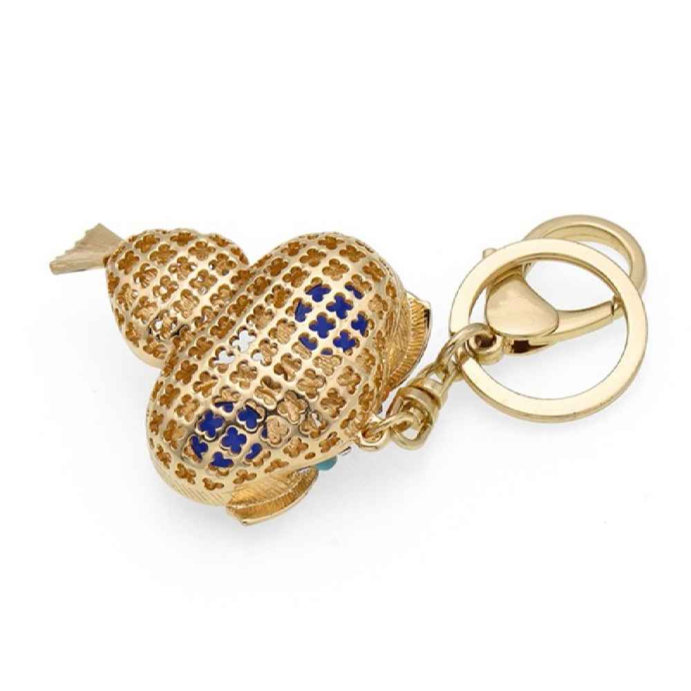 金属猫头鹰钥匙扣 – 邪眼设计