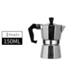 Thumbnail 4: 摩卡壶炉灶浓缩咖啡壶 – 经典意式咖啡壶3杯容量Morsana款