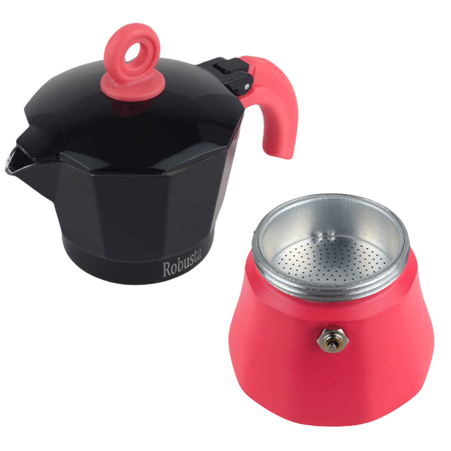 摩卡壶炉灶浓缩咖啡壶 – 经典意式咖啡壶3杯容量Robusta款