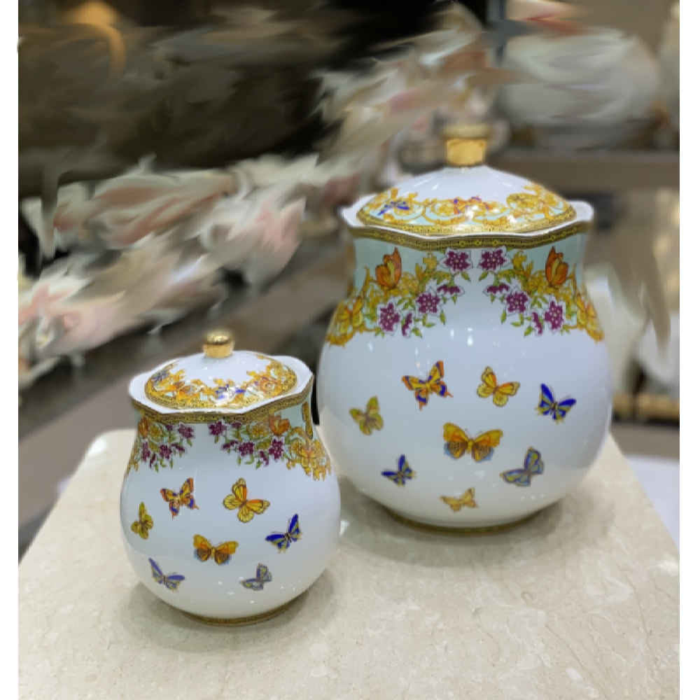 瓷器储物罐 – 时尚收纳咖啡、茶及其他(7个装)