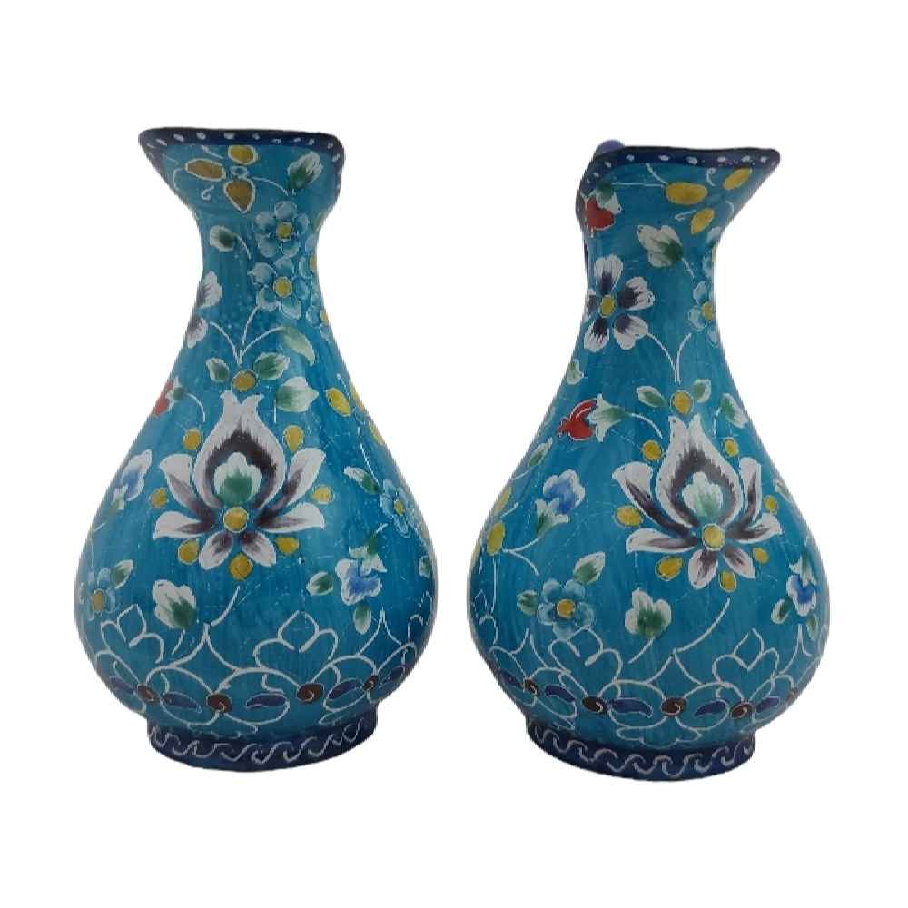 波斯米纳卡里珐琅手工装饰水壶 Maha (2件)