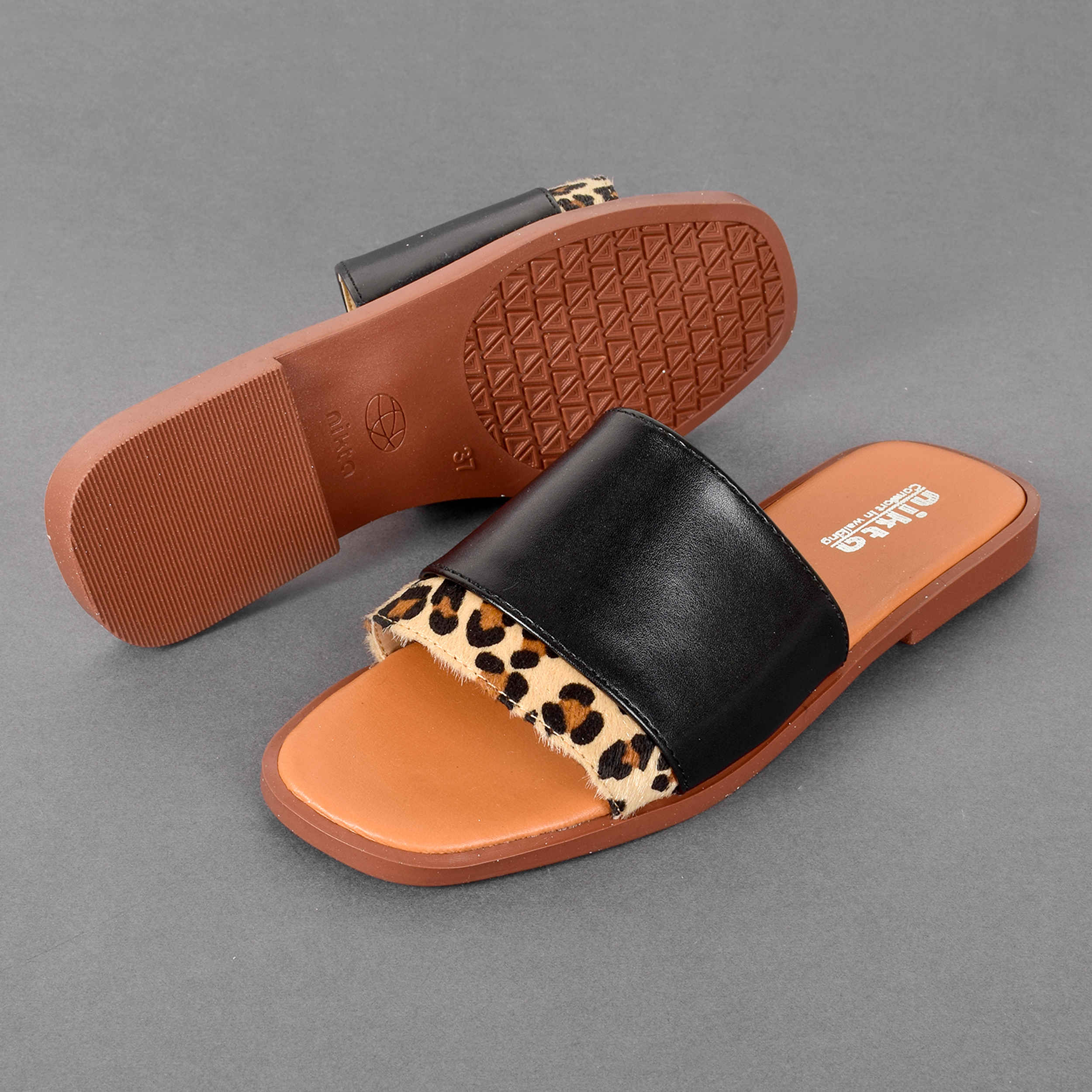 女款经典平底拖鞋 – 平跟设计 Selin 款