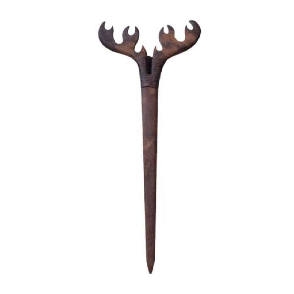 Main image of 木质发簪 手工制作鹿角造型 大号