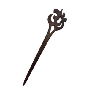 木质发簪 手工制作“Om”符号 大号