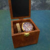 Thumbnail 3: 木质手表盒 – 合成皮革盖，单槽