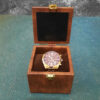 Thumbnail 2: 木质手表盒 – 合成皮革盖，单槽