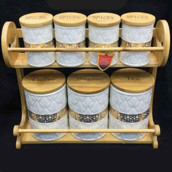 陶瓷雕花密封罐 – 厨房收纳 Hamta款