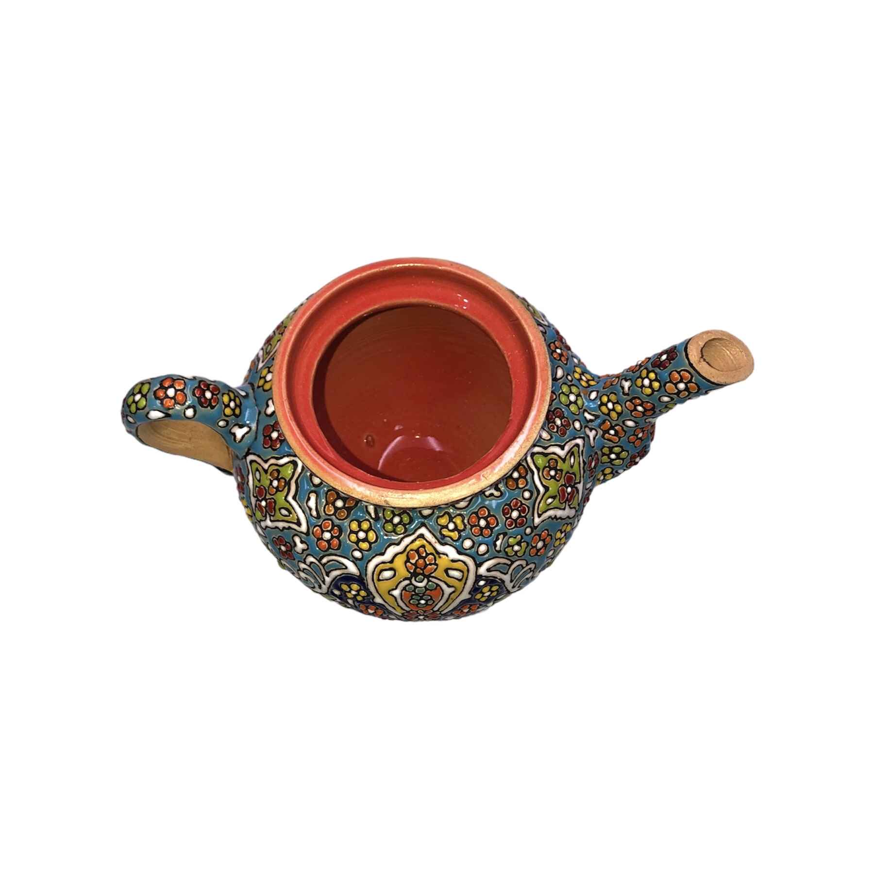 装饰陶瓷茶壶 精美掐丝珐琅工艺