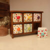 Thumbnail 3: 手工制作陶瓷抽屉柜——6格带木质盒