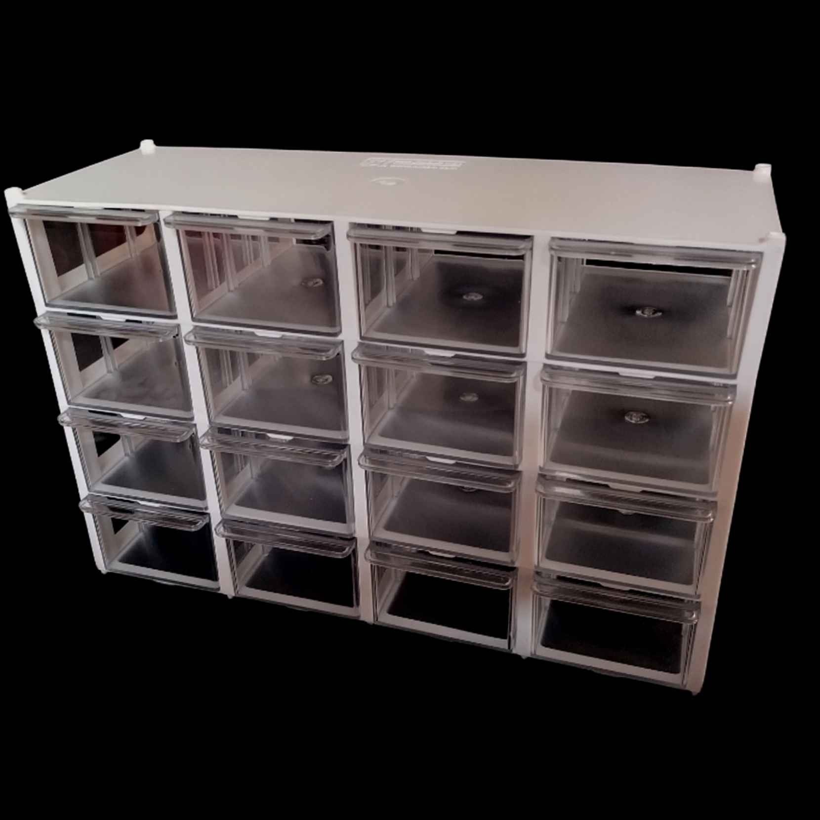 Main image of 塑料抽屉收纳箱——16格4排