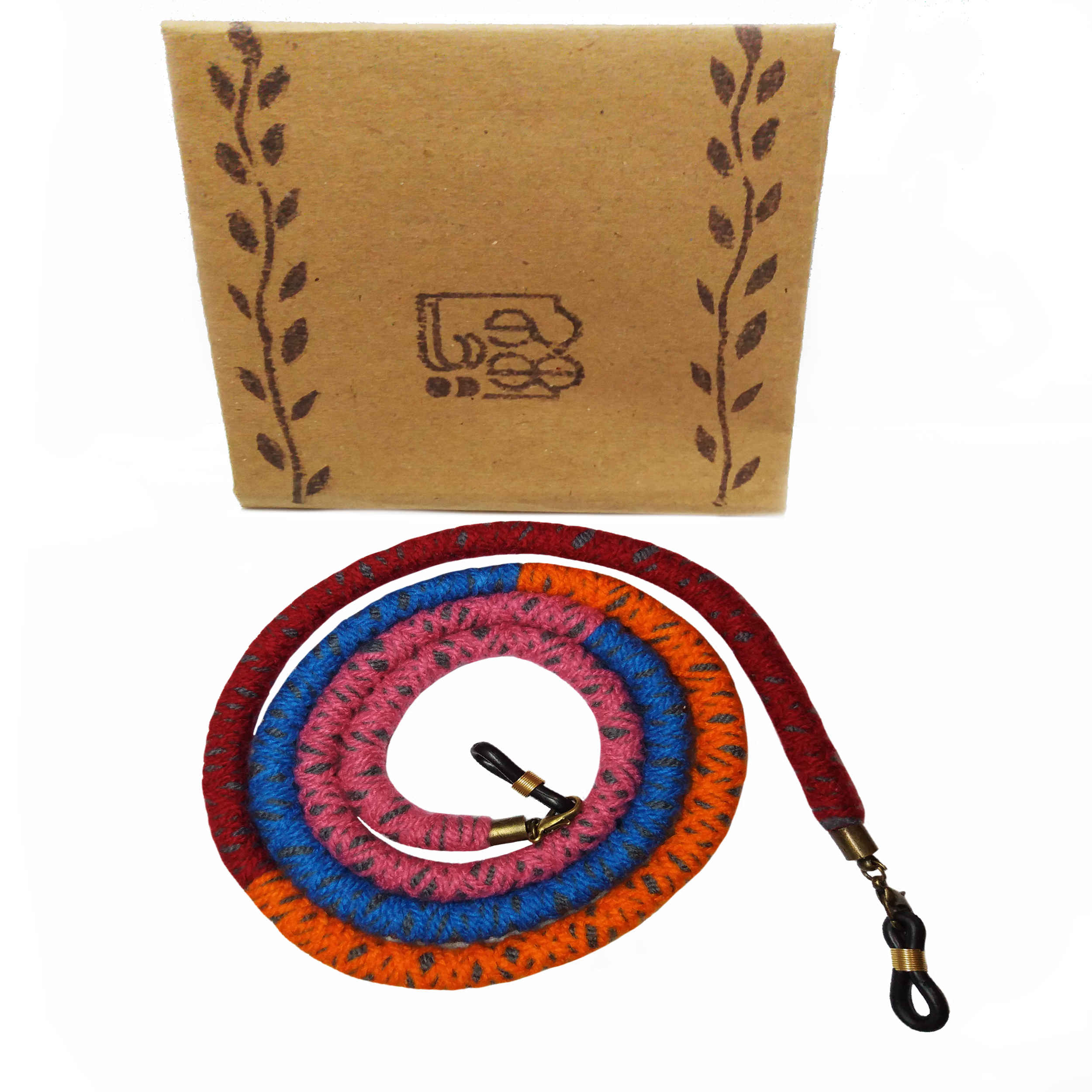 手工编织棉纤维眼镜挂绳