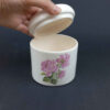 Thumbnail 3: 陶瓷糖罐 带盖 艺术风 玫瑰图案