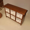 Thumbnail 4: 手工制作陶瓷抽屉柜——6格带木质盒