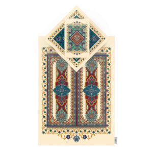 伊斯兰祈祷毯 天鹅绒Sajadah 轻质 伊斯兰主题