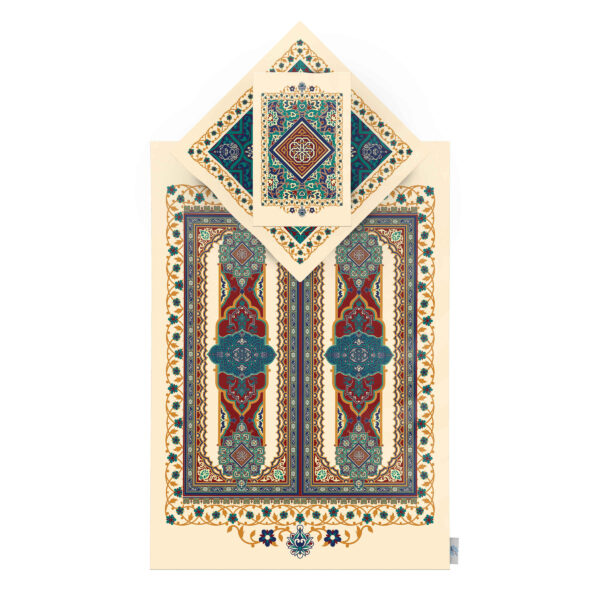 伊斯兰祈祷毯 天鹅绒Sajadah 轻质 伊斯兰主题