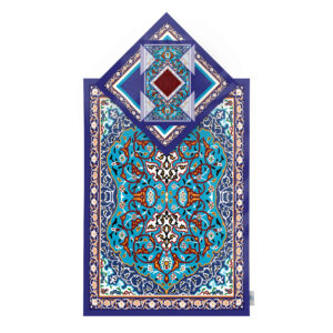 伊斯兰祈祷毯 天鹅绒Sajadah 轻质 传统风格