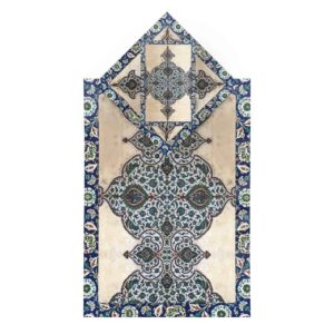 伊斯兰祈祷毯 天鹅绒Sajadah 伊斯利米纹饰 Negar款