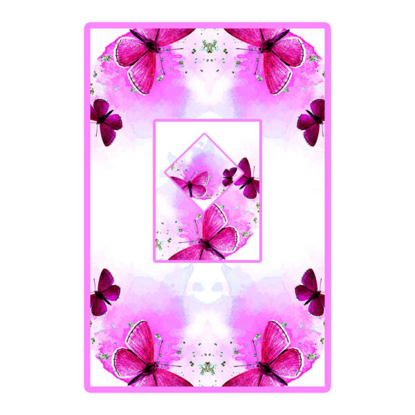 伊斯兰祈祷垫——天鹅绒Sajadah粉色蝴蝶设计