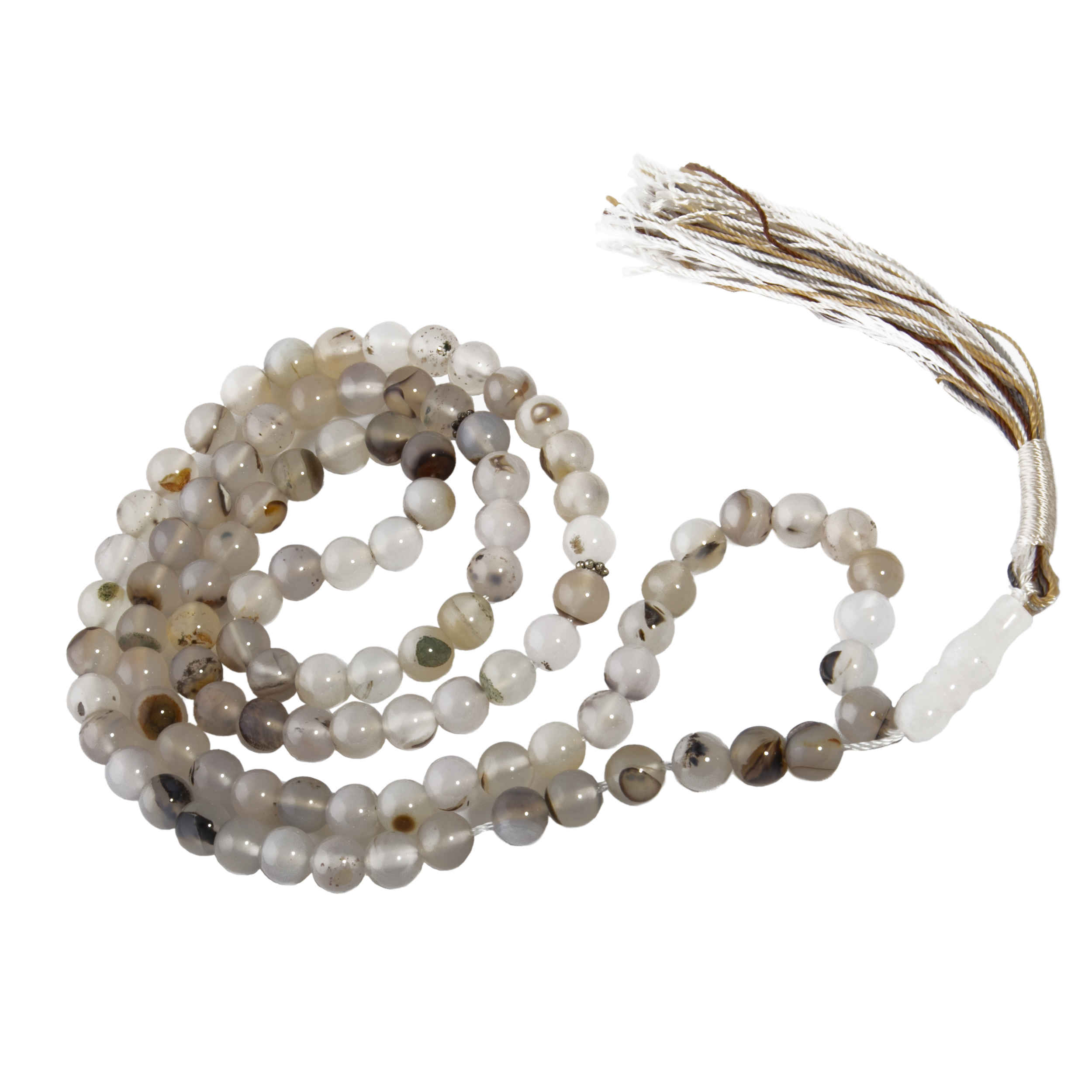 Main image of 伊斯兰苏莱曼哈基克念珠 Gray —— 101颗祈祷珠 Tasbih
