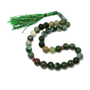 伊斯兰玛瑙念珠 Green —— 33颗祈祷珠 Tasbih